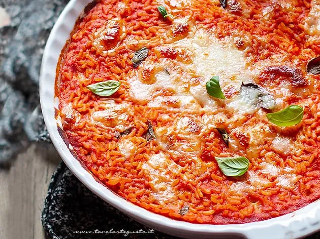 Riz gratiné