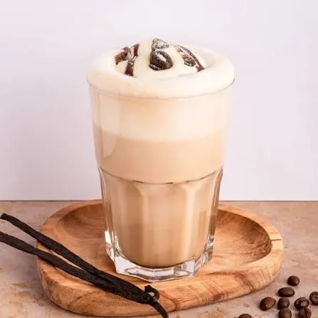 Café latte aromatisé (caramel/vanille/noisette)
