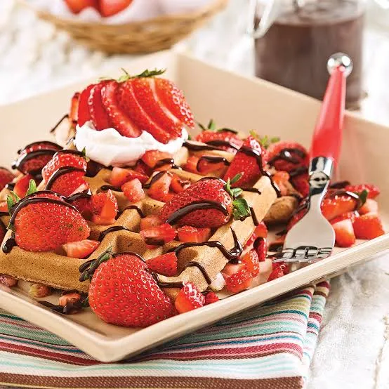 Gaufre Fraise