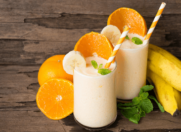 Jus Banane au Orange