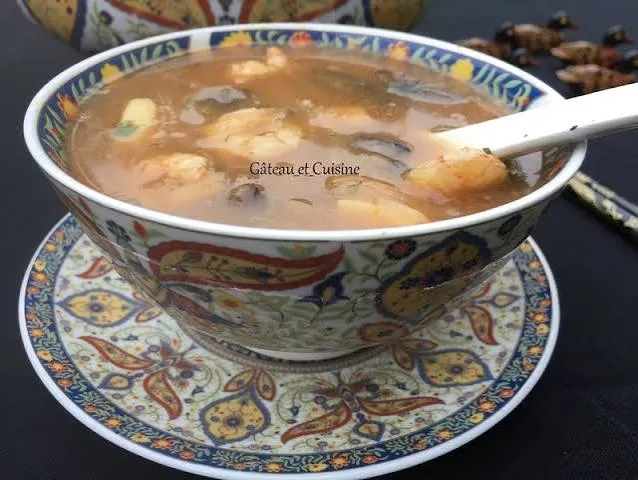 Soupe fruits de mer