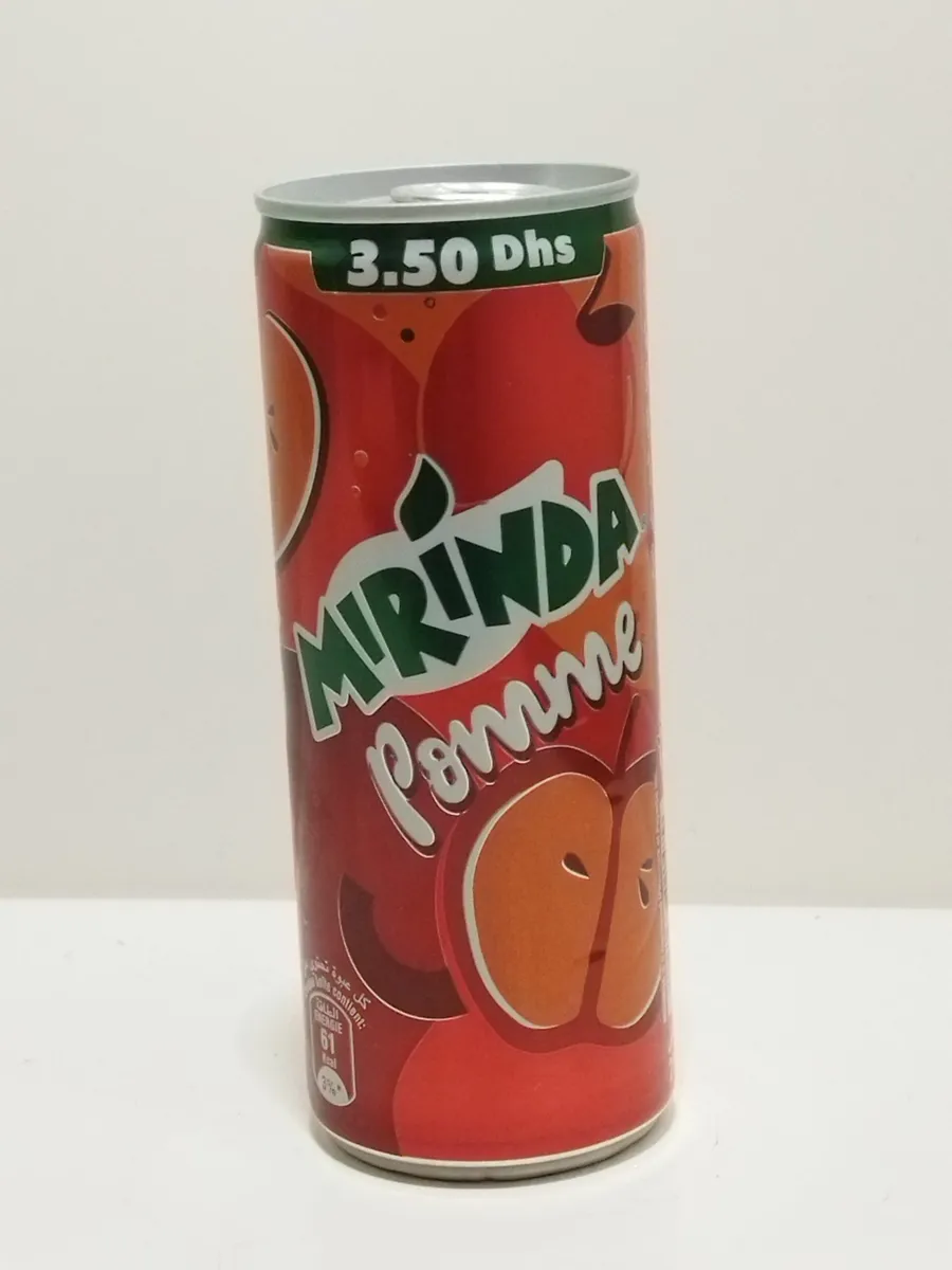 Canette Mirinda pomme