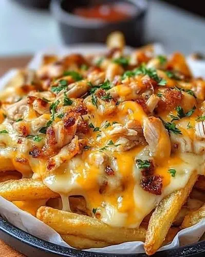 Cheesy Fries Chicken Crispy