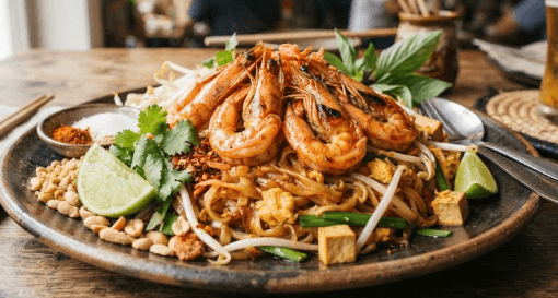 Plat Thai Gambas