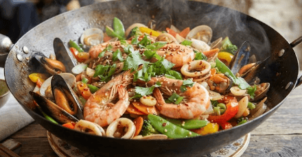 Wok Fruit de Mer