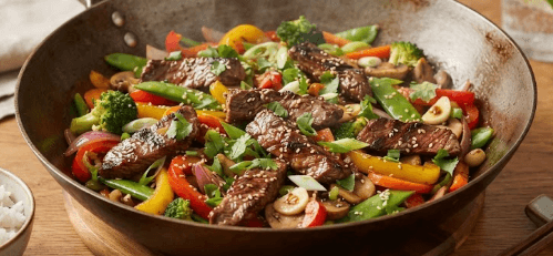 Wok Filet de Boeuf