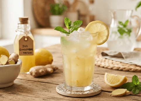 Jus gingembre-citron