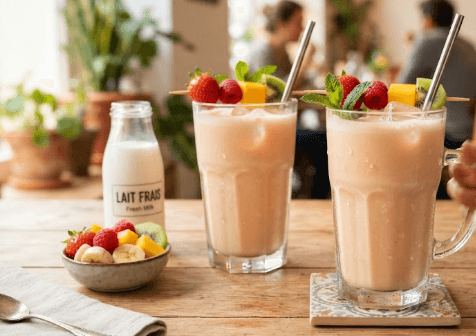 Jus de panaché à base de lait