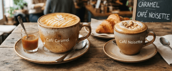 Café caramel ou Noisette