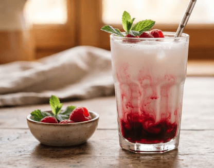 Lait avec Sirop
