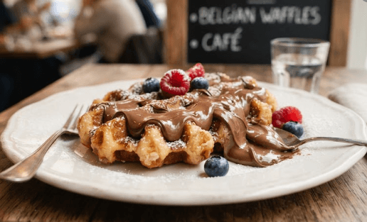 Gaufre, Nutella