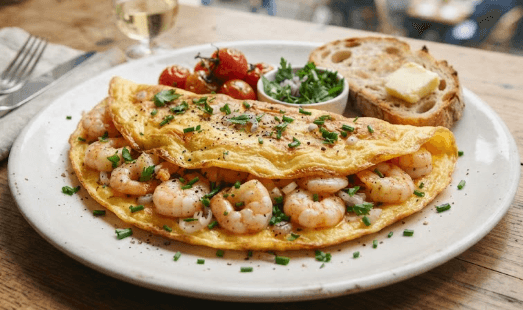 Omelette Crevettes