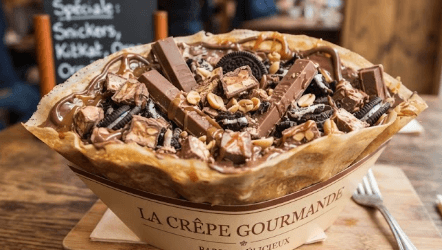Crêpe Nutella «Snickers, Kitkat, Oreo»