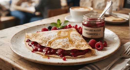 Crêpe (confiture ou miel ou nature)
