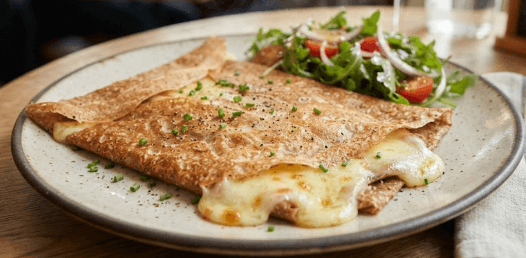 Crêpe, fromage