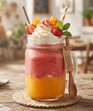 Orange Shake Fraise