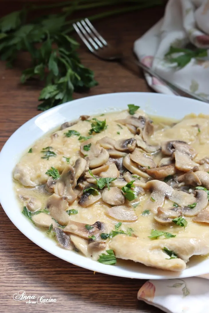 Scaloppine aux champignons