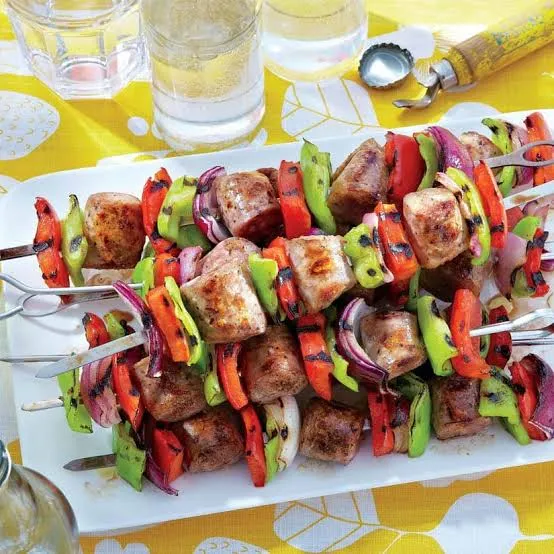 Brochettes saucisse