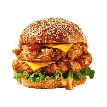 50% viande hachée + 50% chicken burger