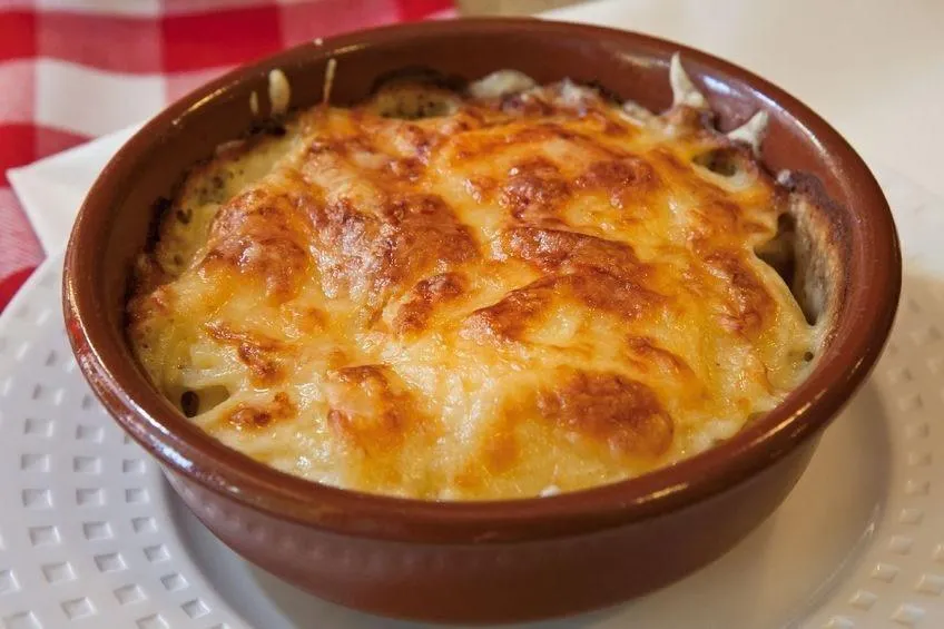 purée de pommes de terre gratinées