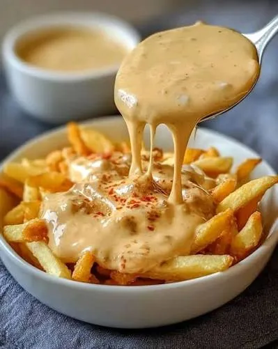 Frites Bowl avec sauce fromagère