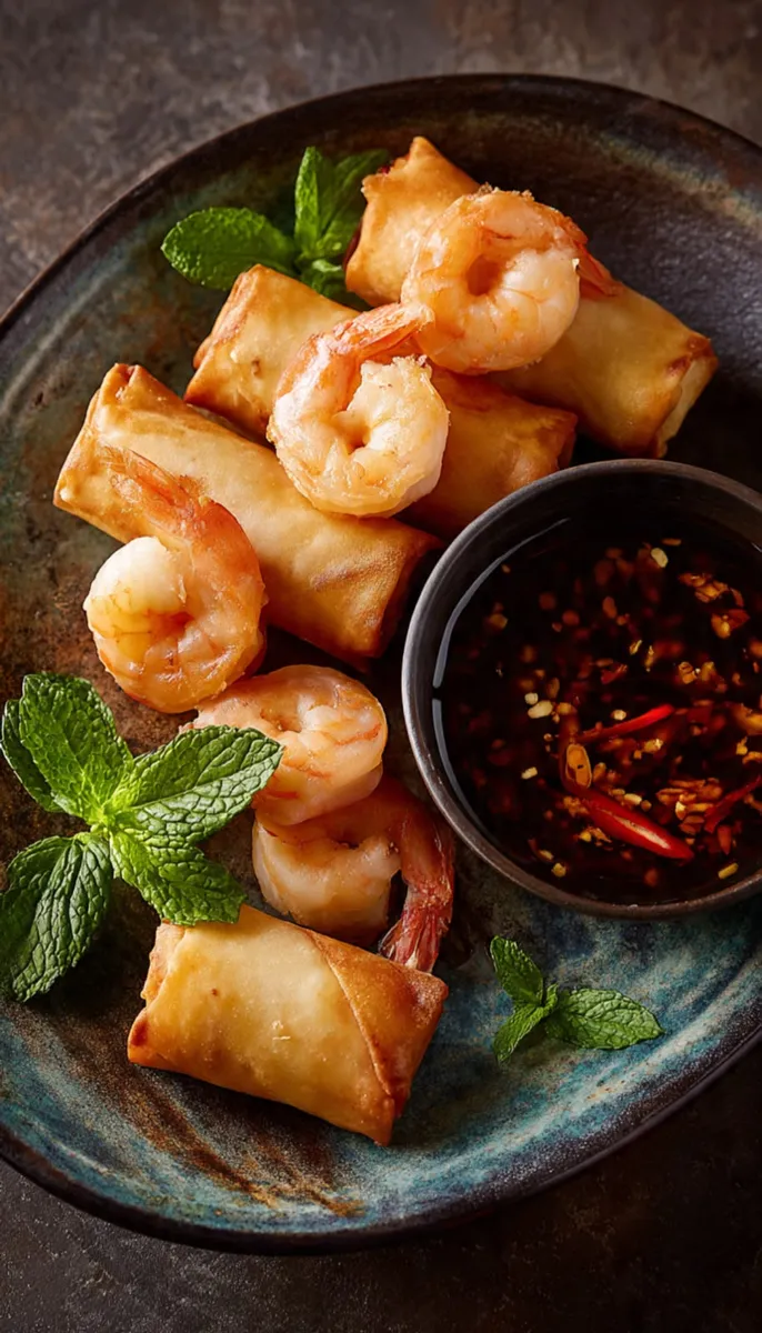 Nems crevettes