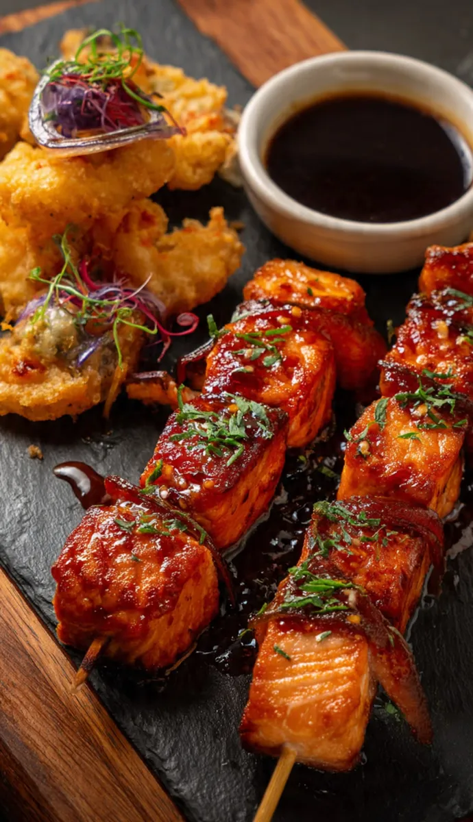 Saumon sweet and sour (10p)