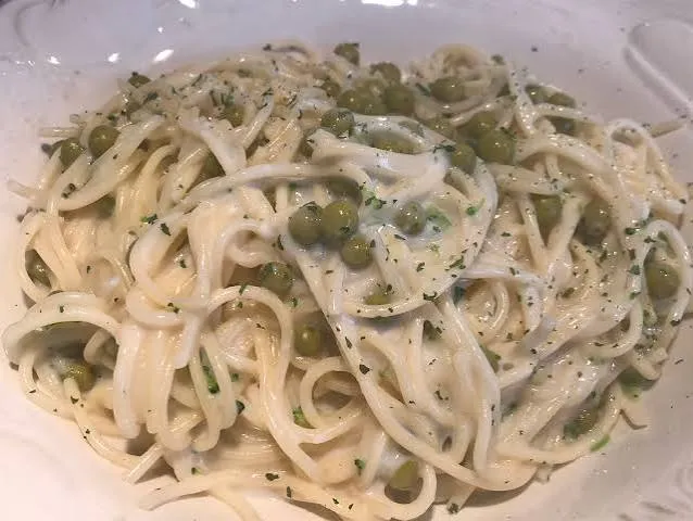 Pâtes sauce blanche