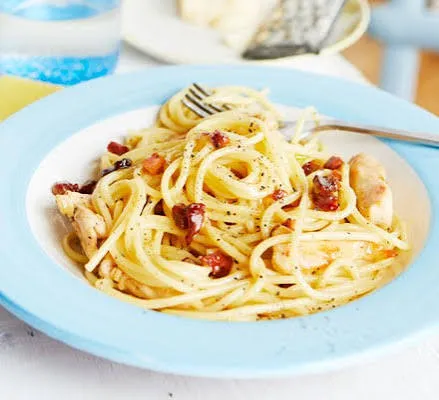 Plats Chicken carbonara