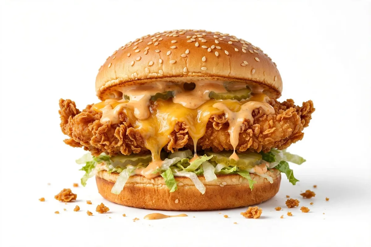 Sandwich Crispy Fromage + sauce