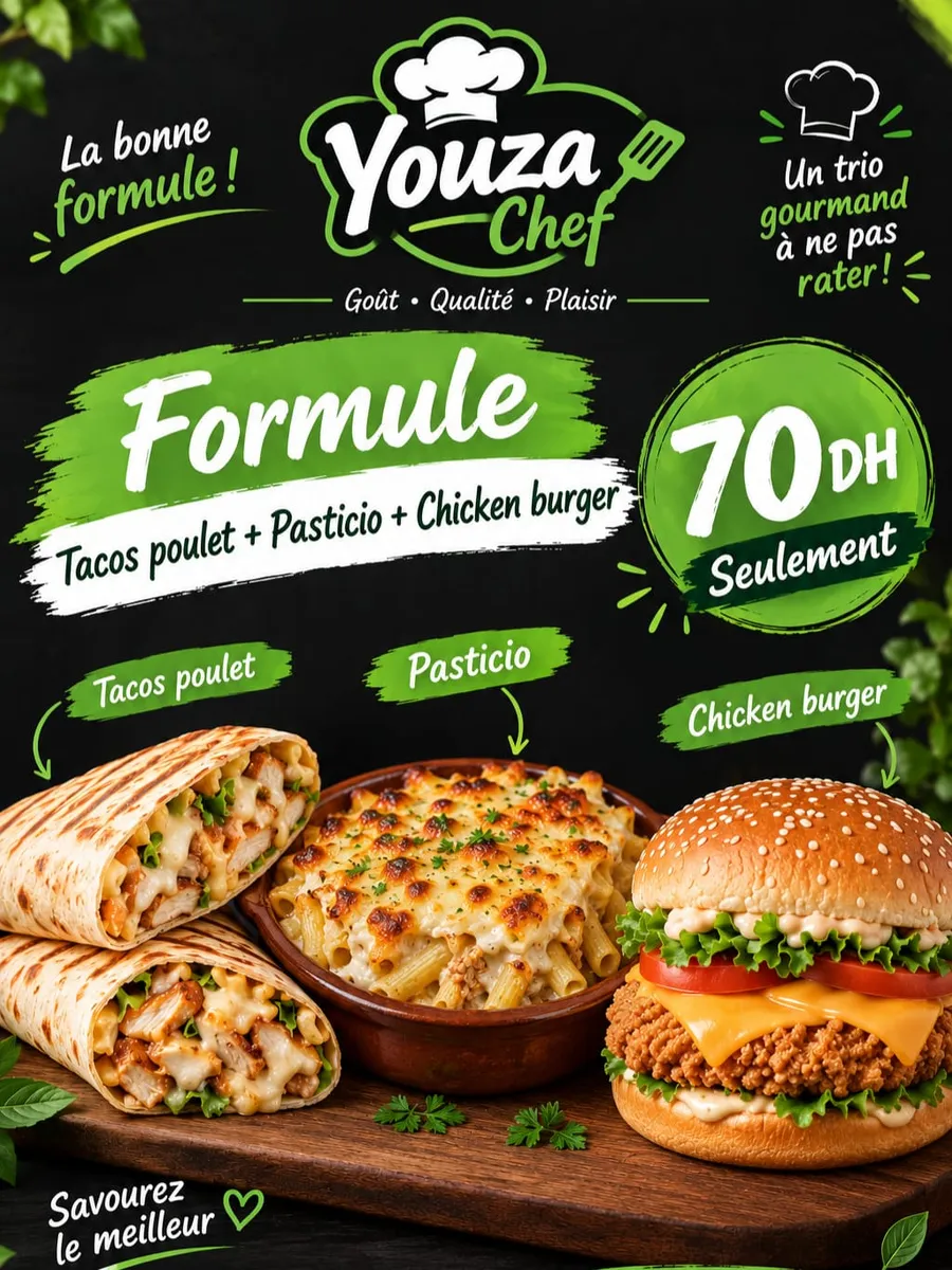 Formule Trio Gourmand – Youza Chef