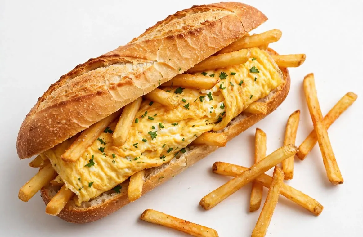 Sandwich Frites-Omelette