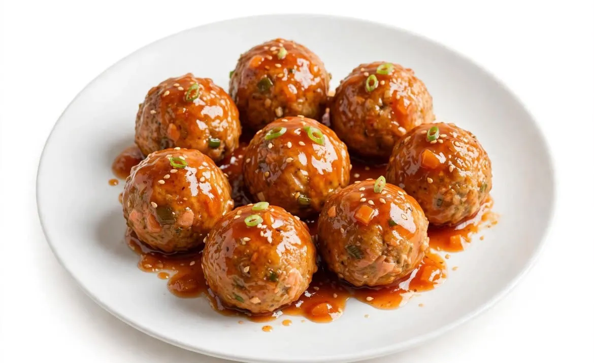 Boulettes Sauce Aigre Douce Saumon (8 Pcs)