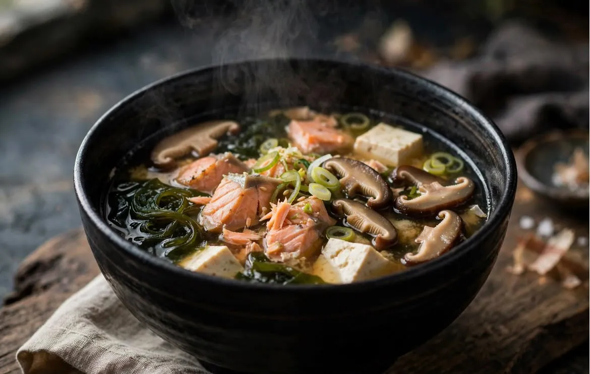 Soupe Miso au Crabe