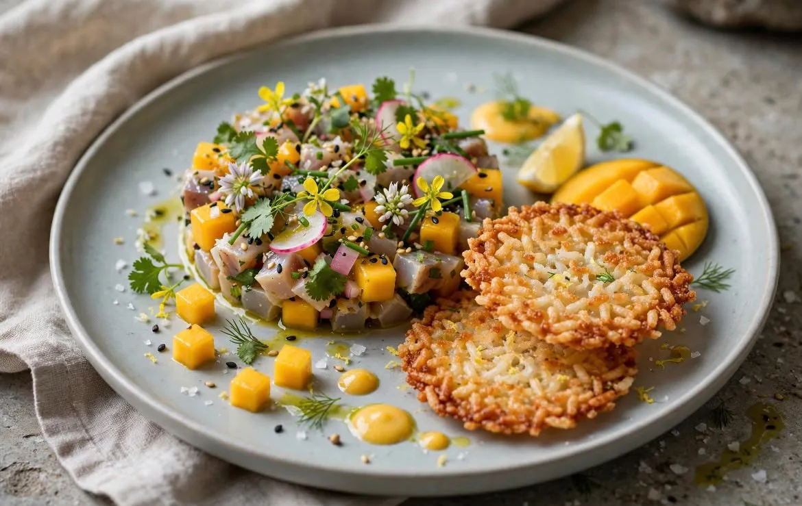 Tartare Daurade Mangue