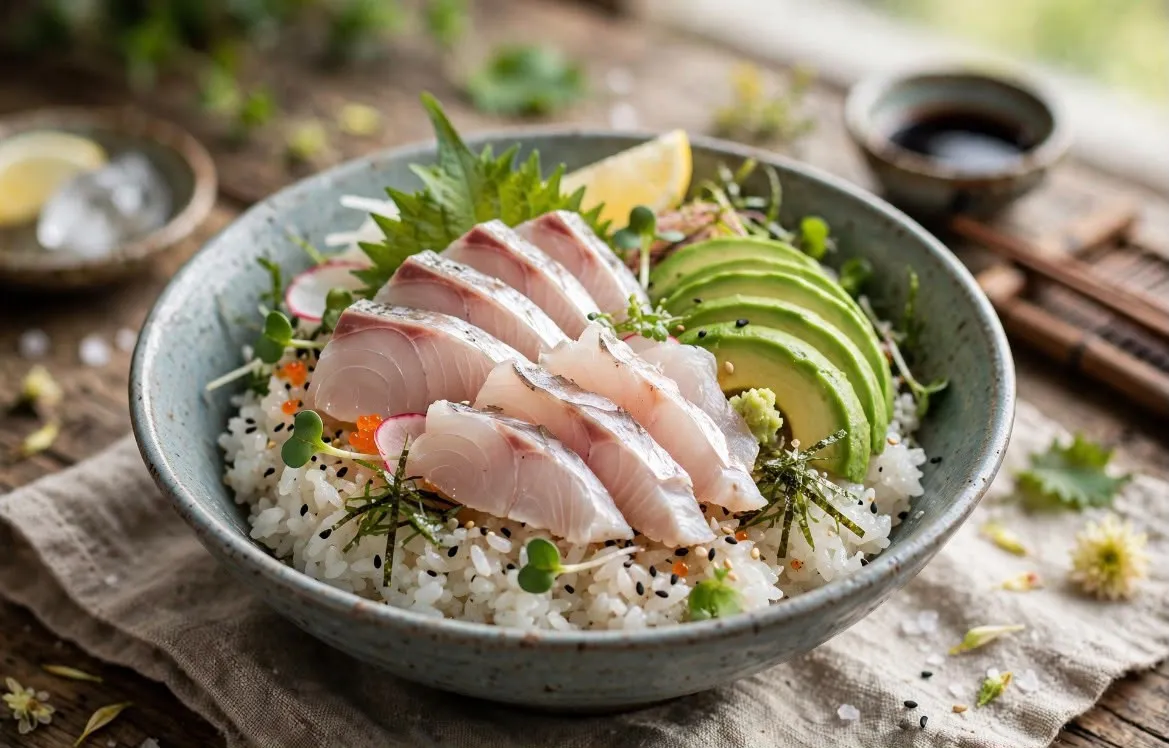 Chirashi Daurade Avocat