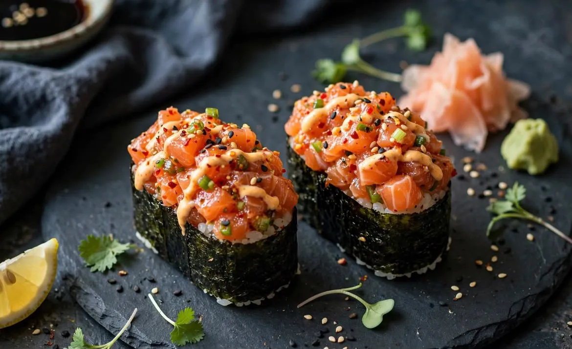 Gunkan Saumon (2 Pcs)