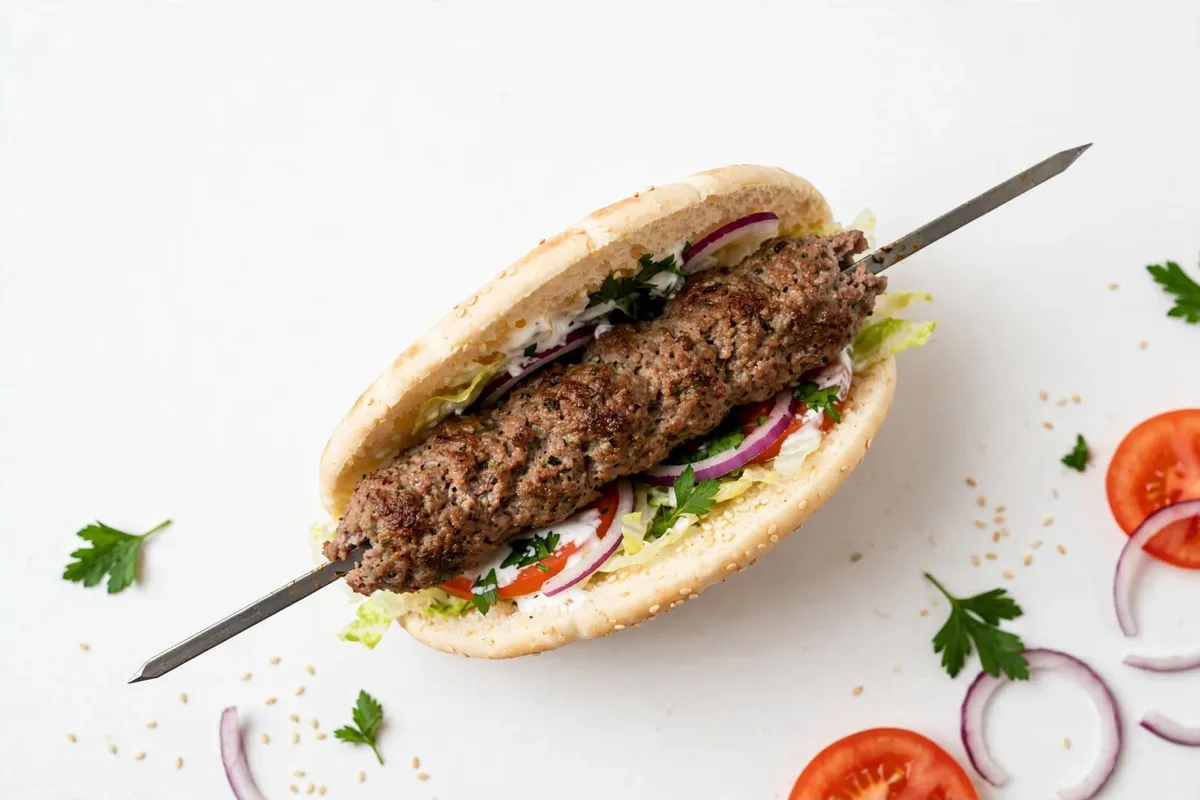 Sandwich Brochettes Poulet