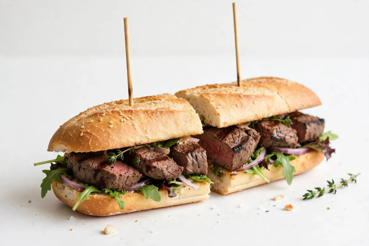 Sandwich Brochettes de Foie