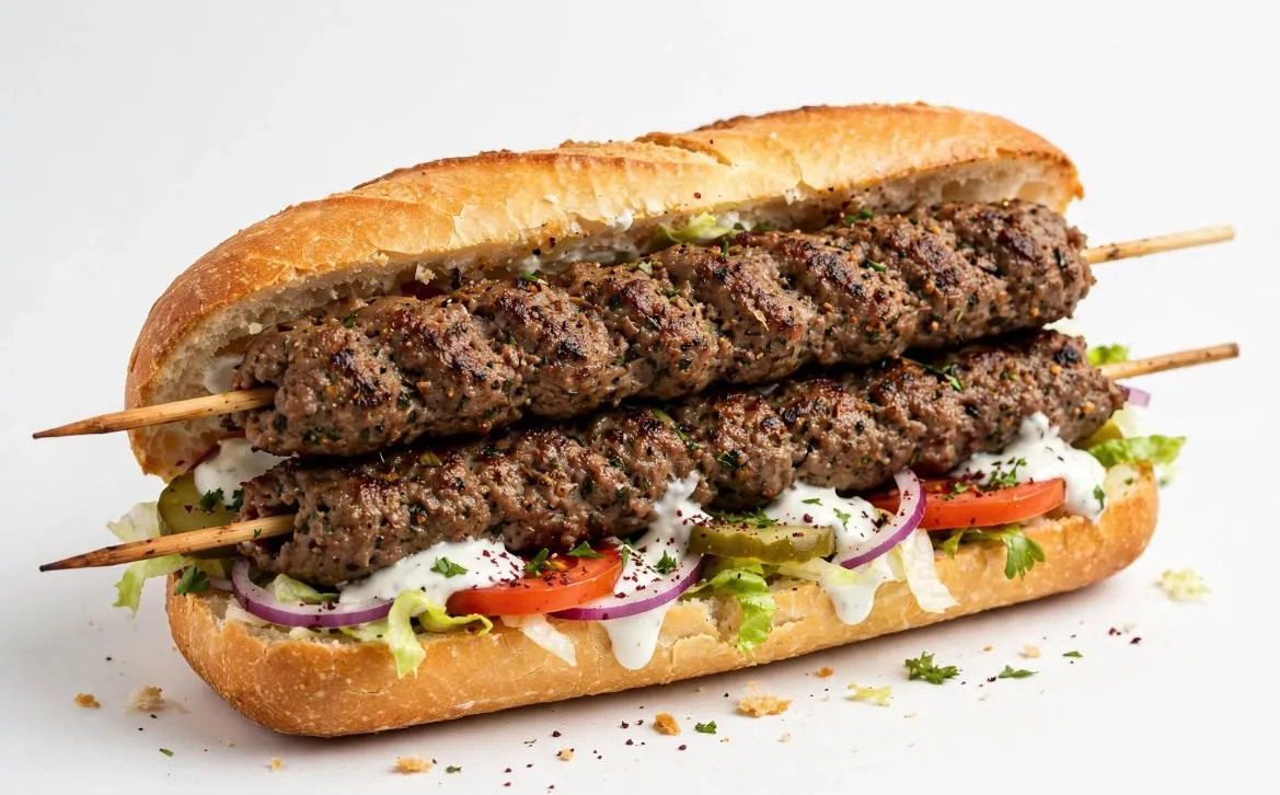 Super Sandwich Brochettes Viande Filet